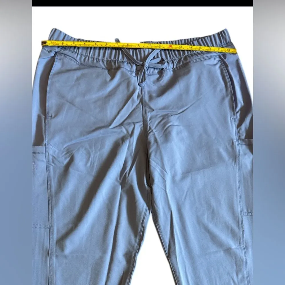 Dickies Dynamix‎ Medical Scrub Pants Women’s Size LP Mid Rise Straight Leg Cielo - Image 2