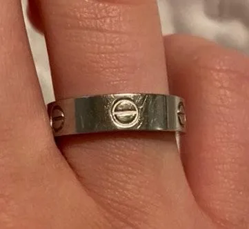 Cartier Love Ring Silver - Image 4