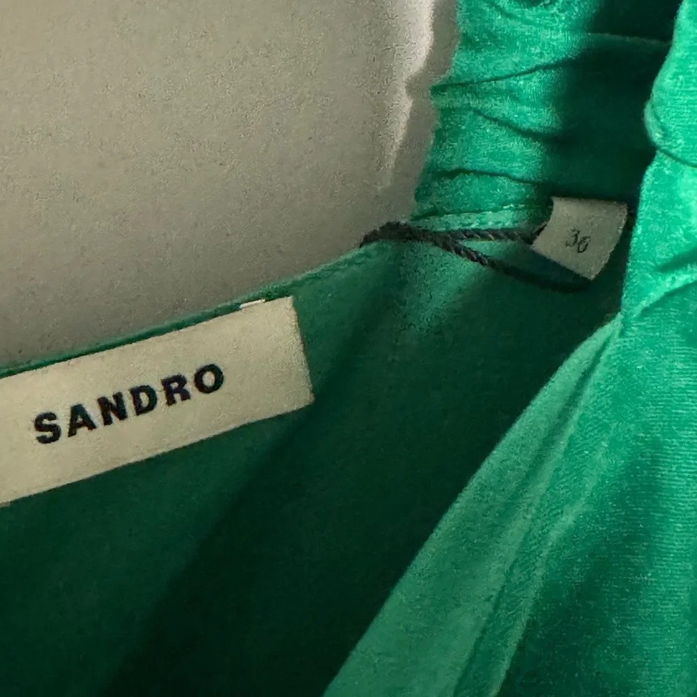 Falbala Embellished Cutout Green Midi Dress Size 36 NWT Retail $580 - Image 10