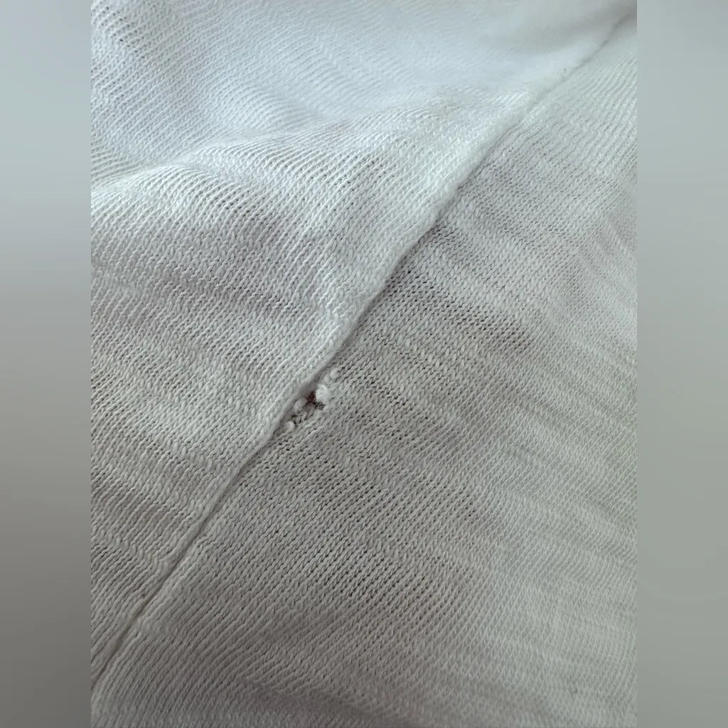 Veronica Beard Jean Mason Baseball Long Sleeve Pima Tee in White Small $138 - Image 8