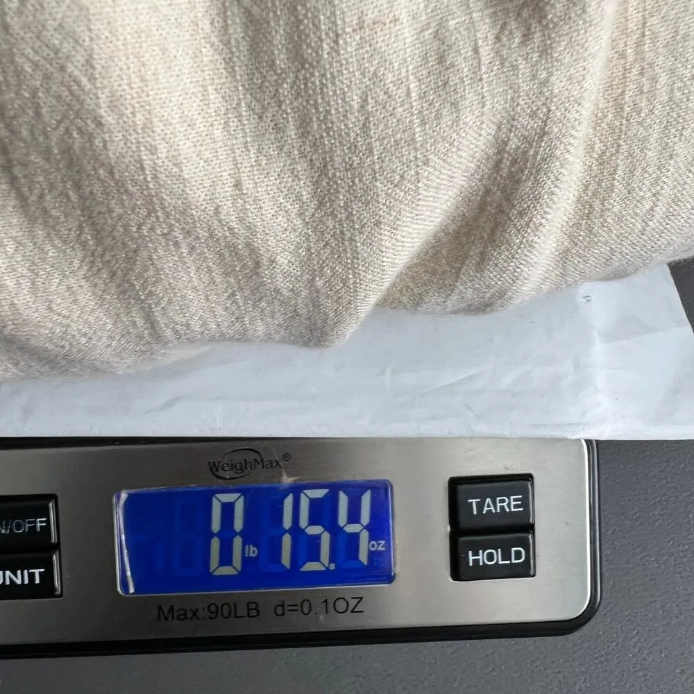 H&M Jumpsuit Womens XL Linen Blend Smocked Boho Chic Cottagecore Beachy Coastal - Image 15