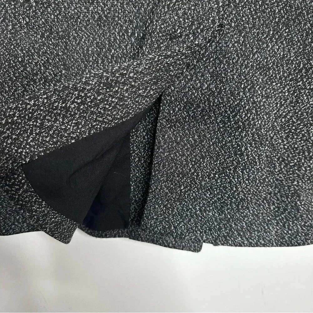 Lucky Brand Black Tweed One Button Blazer Size Medium - Image 4