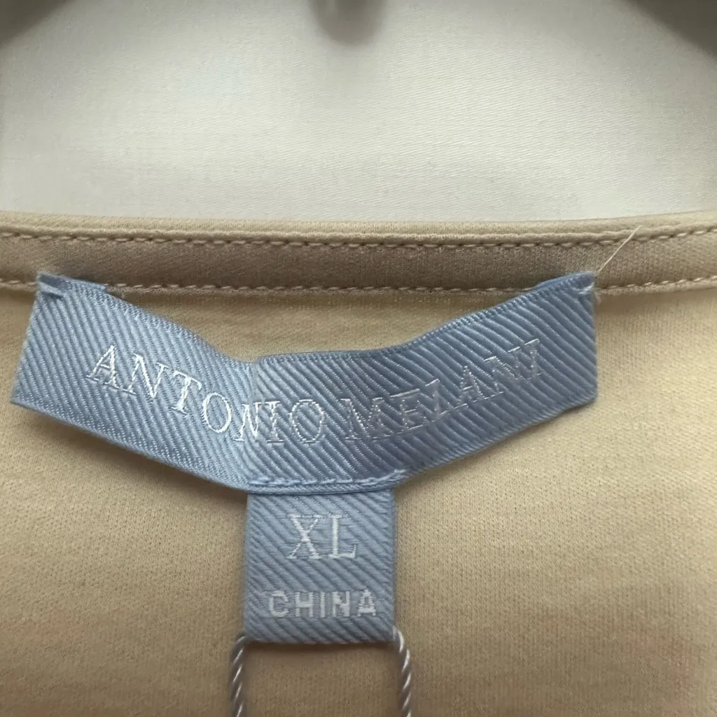 Antonio Melani Knit Jennifer Puff Sleeve Blouse In Sand Size XL NWT - Image 4