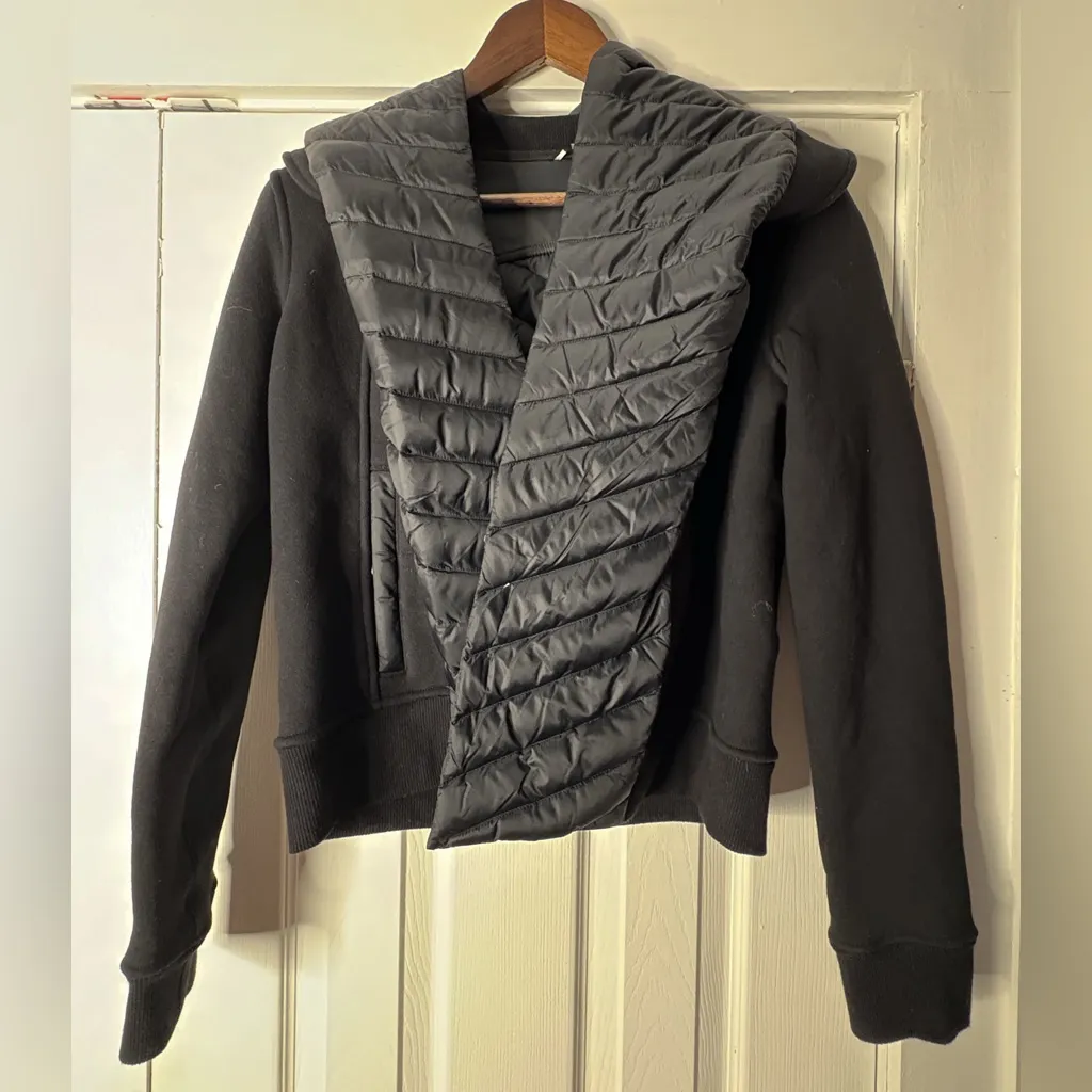 Kit + Ace Ella Wrap Jacket Size Est.‎ Small EUC Black - Image 3