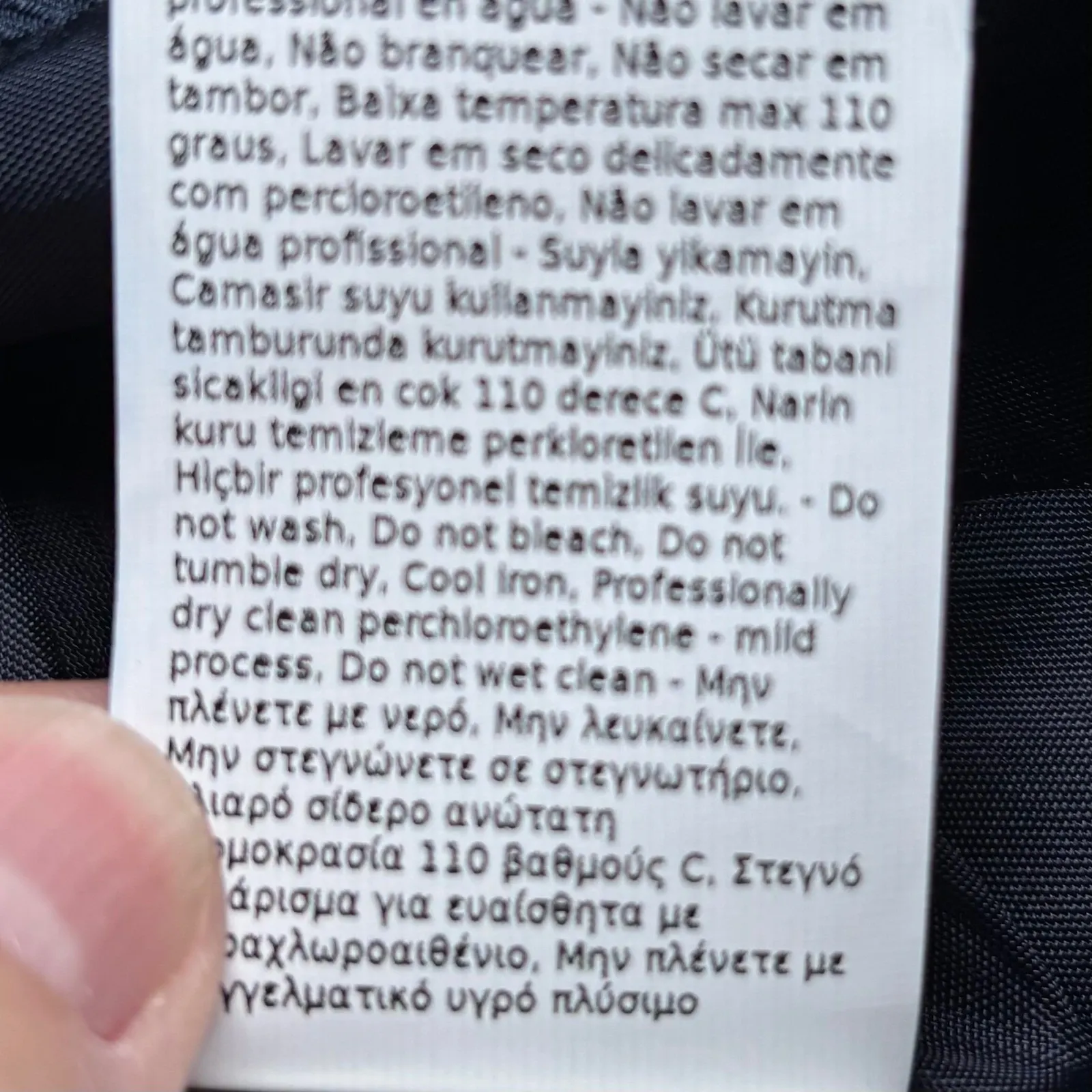 Emme‎ by Marella Navy Blue Copenhagen Blazer Zebio Twill Knit 4 Lined NWOT - Image 6