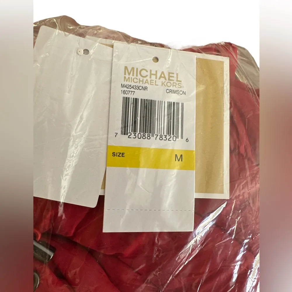 NWT MIchael Kors Packable Hooded Puffer Jacket M - Image 4