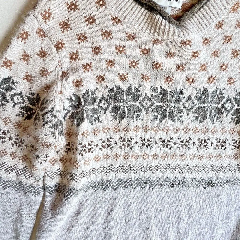 VTG Evan-Picone Sweater cozy  Womens SZ M Ramie Long luxury ugly sleeve Pullover - Image 2