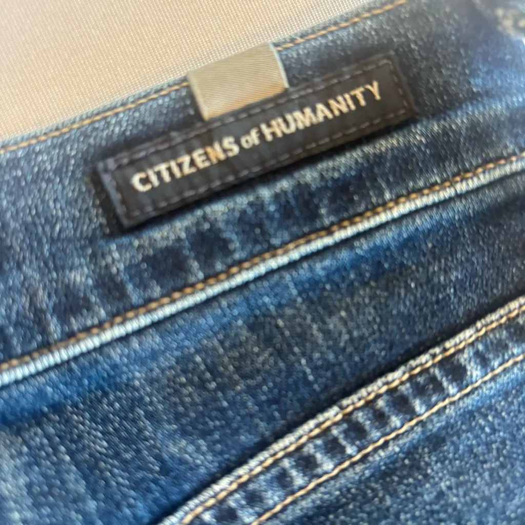 CITIZENS OF HUMANITY Women’s Emannuelle Slim Boot Medium Wash Denim Size 29 - Image 5