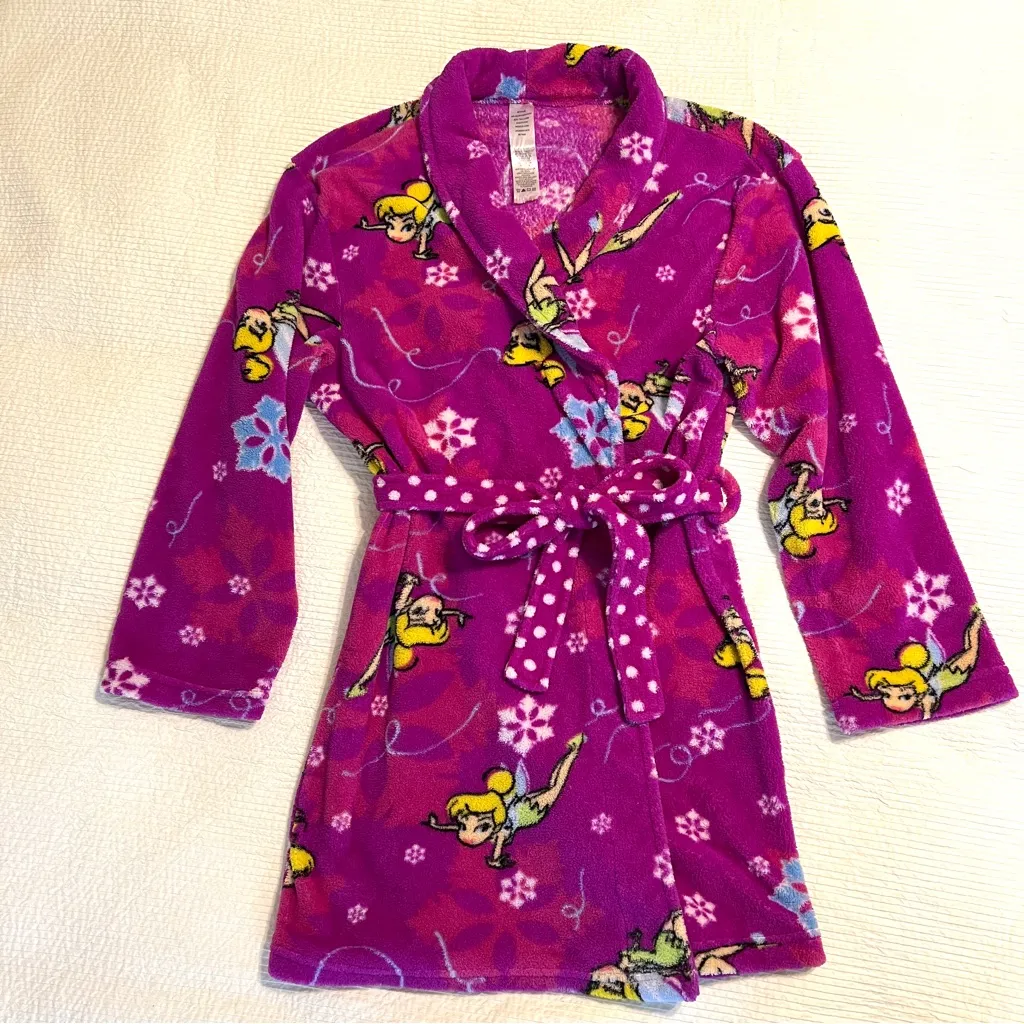 Disney Tinker Bell robe purple short Medium - Image 14