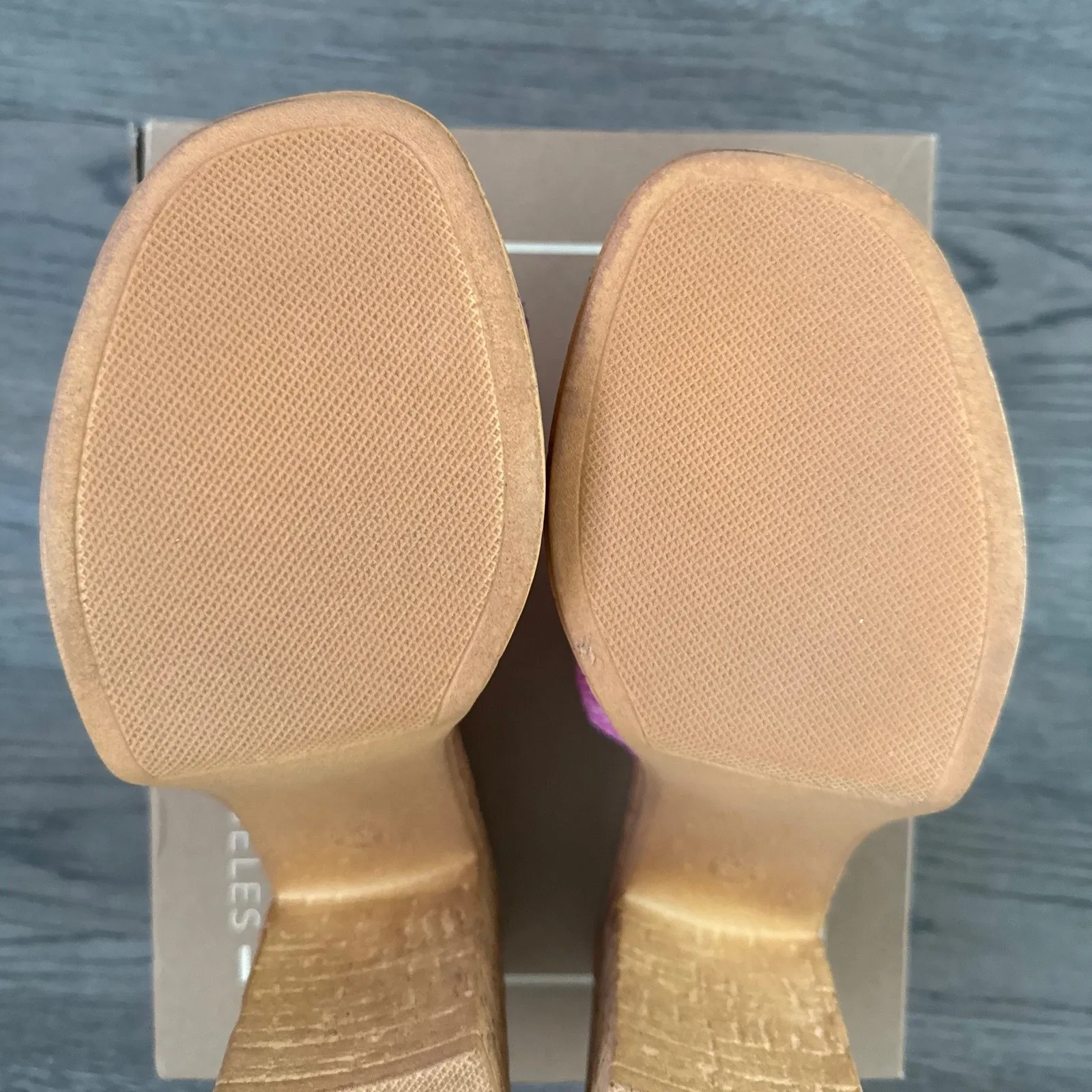 Seychelles Applause Platform Heels Pink Size 11 NWB Anthropologie Raffia Sandals - Image 10