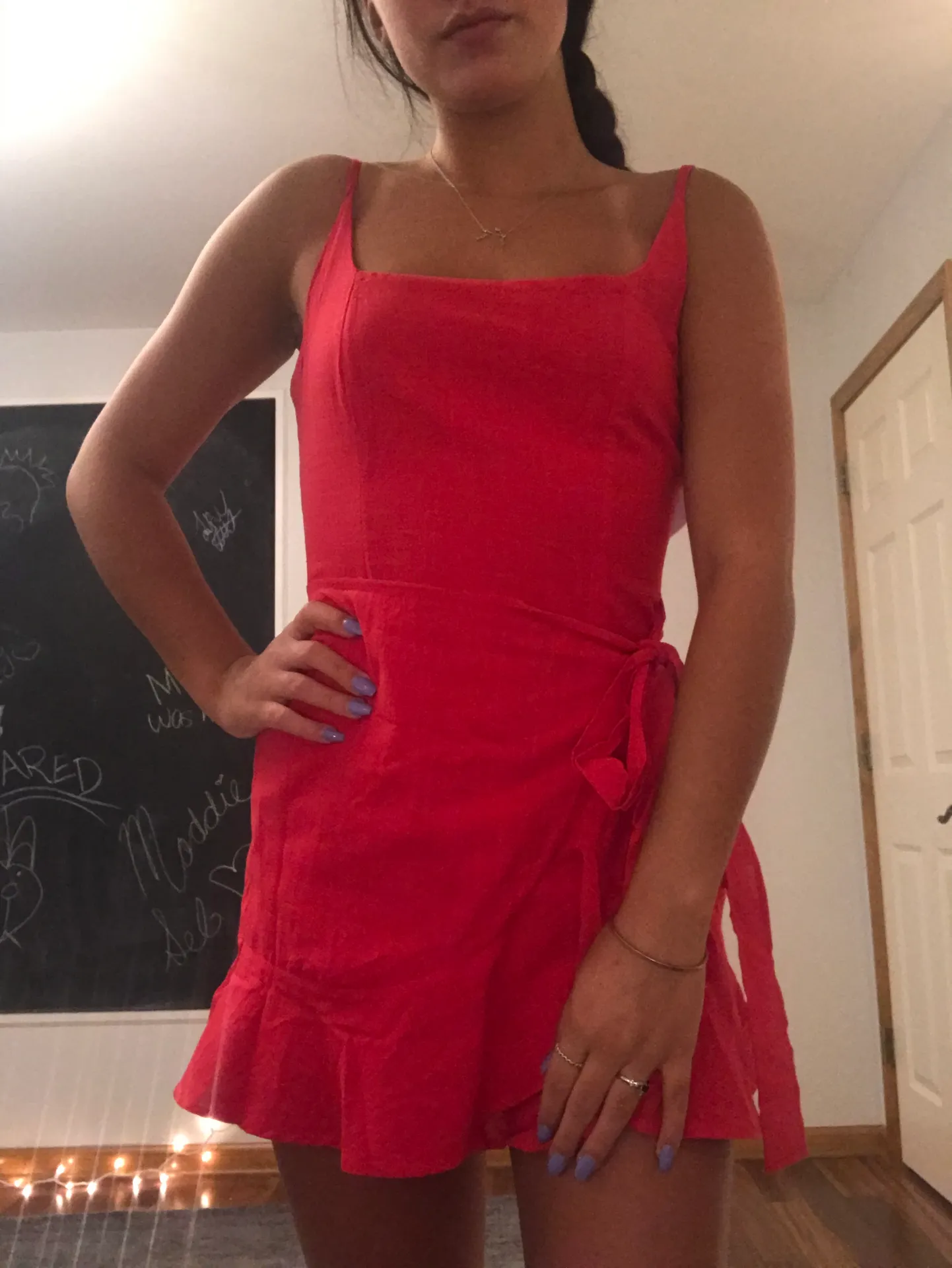 Princess Polly Love Lane Mini Dress Red - Image 2