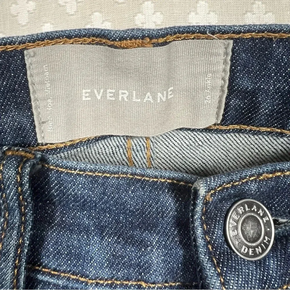 Everlane‎ Dark Wash High Rise Skinny Jeans - Image 3
