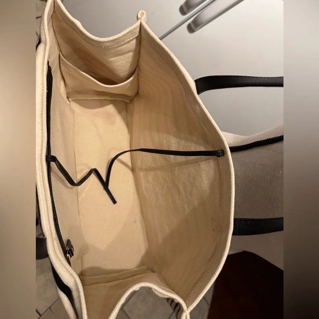 Kate Spade 25th birthday edition by the pool canvas pineapple mega Sam tote bag - Image 11