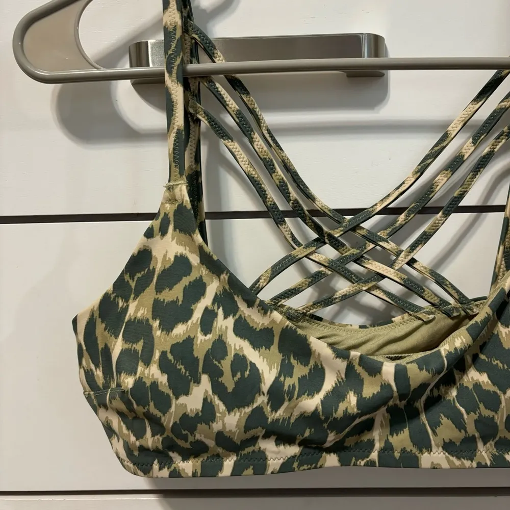 Aerie Cheetah Leopard Bikini Top NWT - Image 3