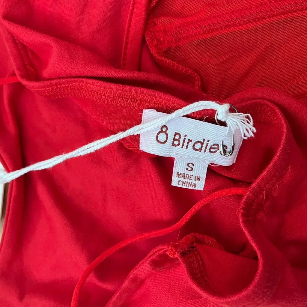 5/$25 Princess Polly Red corset top - Image 4