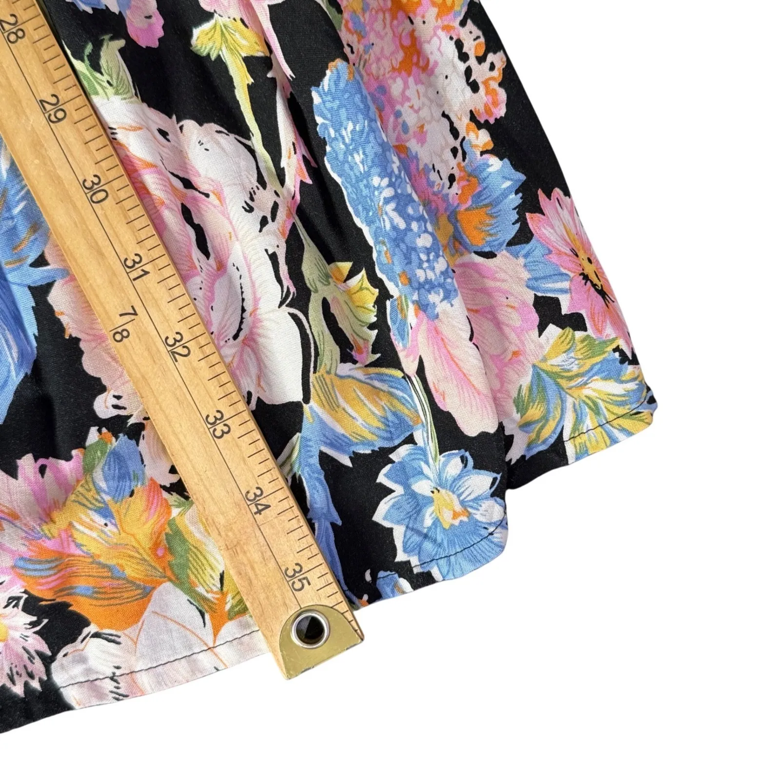 Rachel Zoe Floral Tiered Midi Maxi Skirt Size S Prairie Cottage BOHO Festival - Image 9