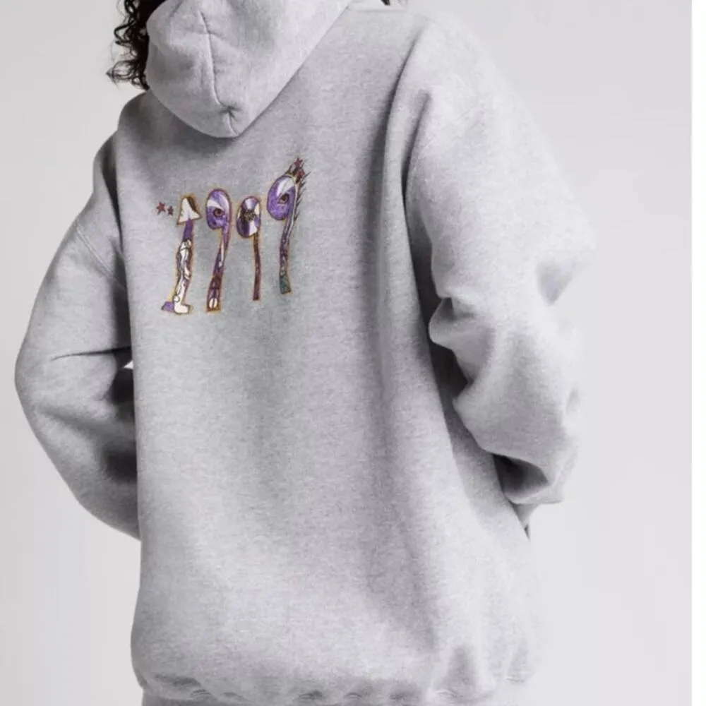 Prince Officially Licensed Graphic Hoodie Sweatshirt By Merch Traffic, A64 Gray - Image 8