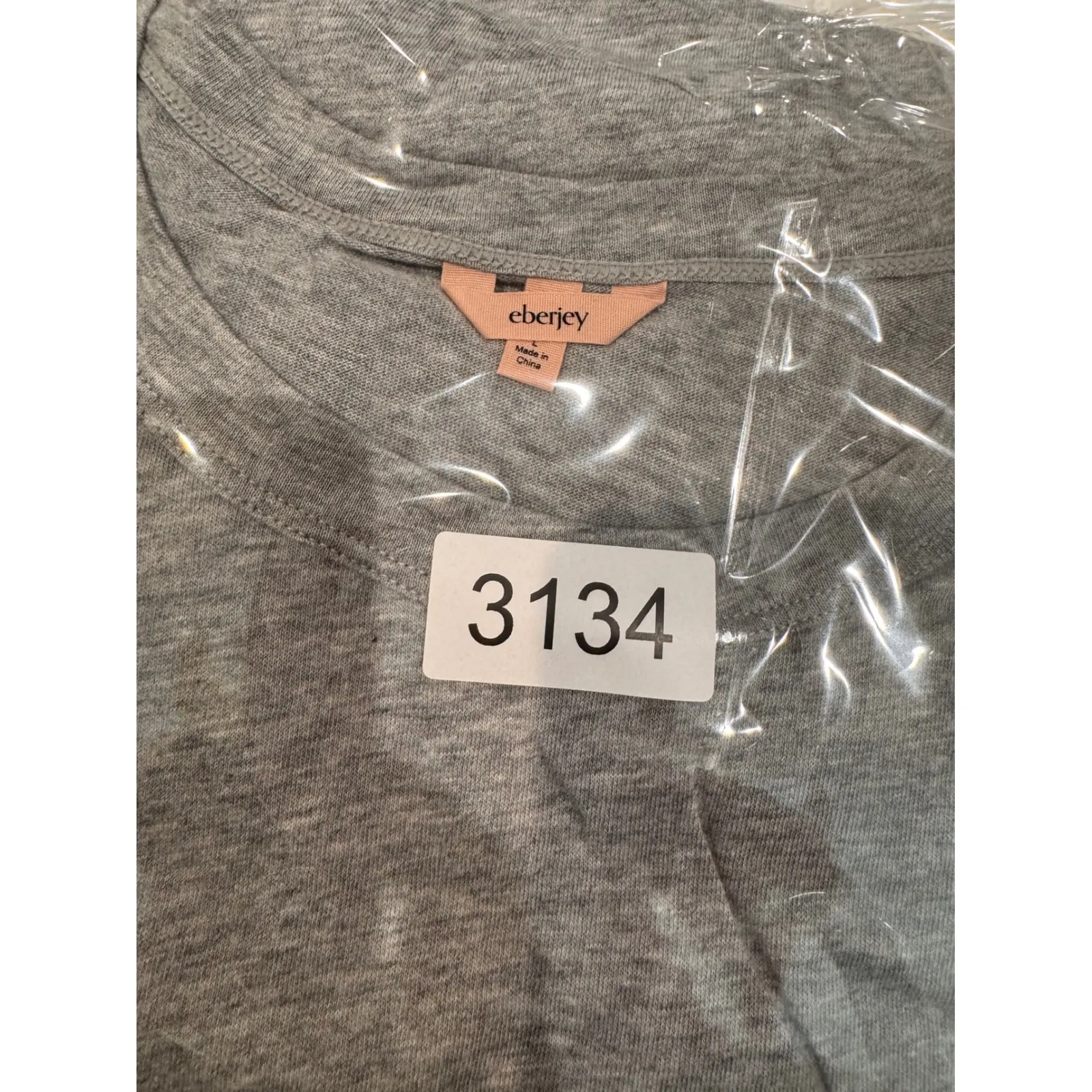 Eberjey Grey Lounge Pajama Set Top Pants Size L - Image 13