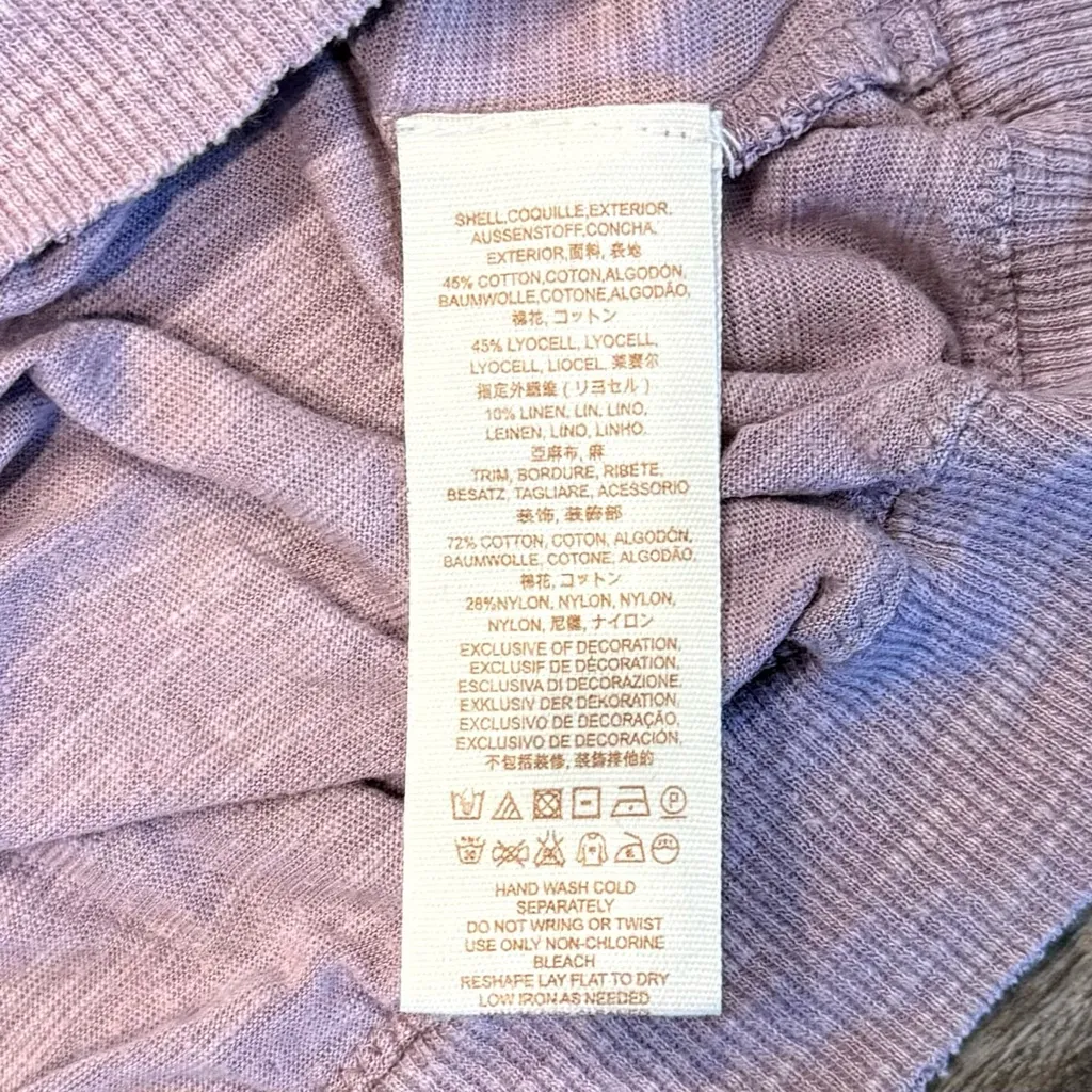 Free People We the Free Island Dream Wide Neck Top With Embroidery Size Small - Image 3