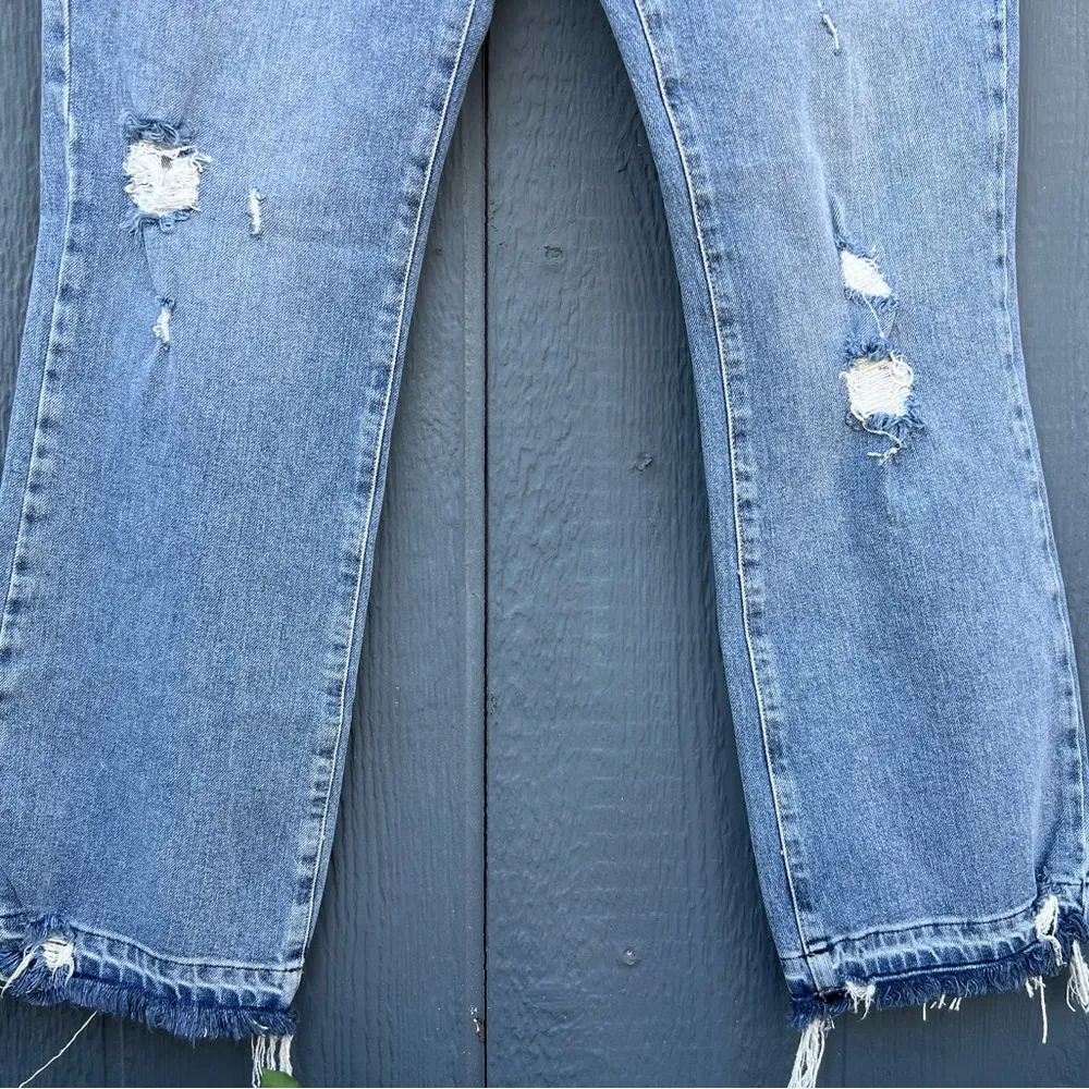 NWOT We The Free Dylan High Rise Bootcut Jeans Button Fly Distressed Siz… - Image 5