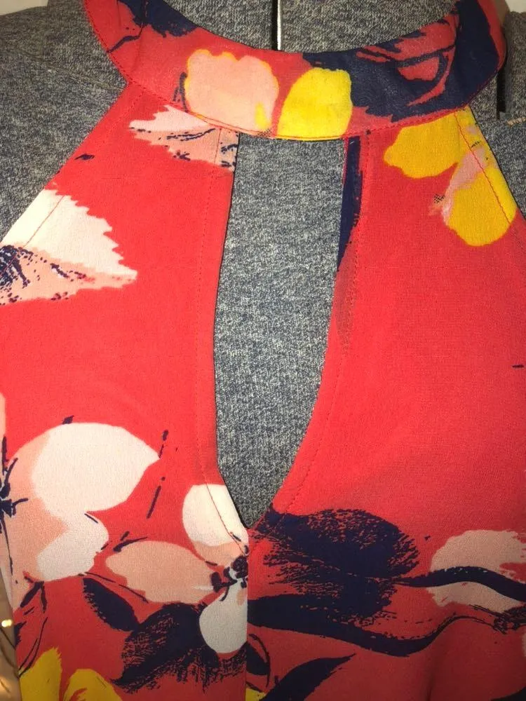 Red floral tank top  - Image 3