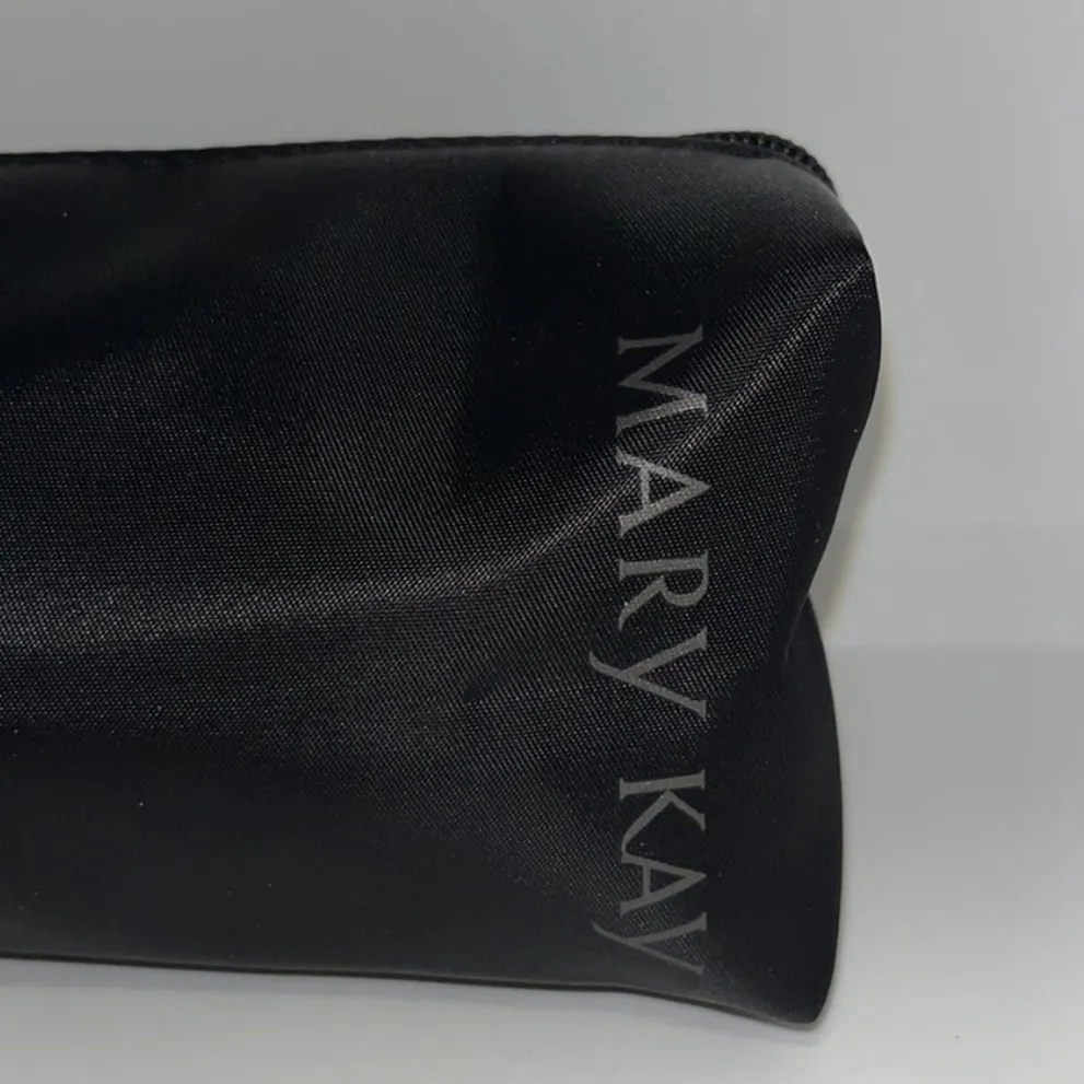 Mary Kay Small Zip Black Makeup Cosmetic Bag - Image 3