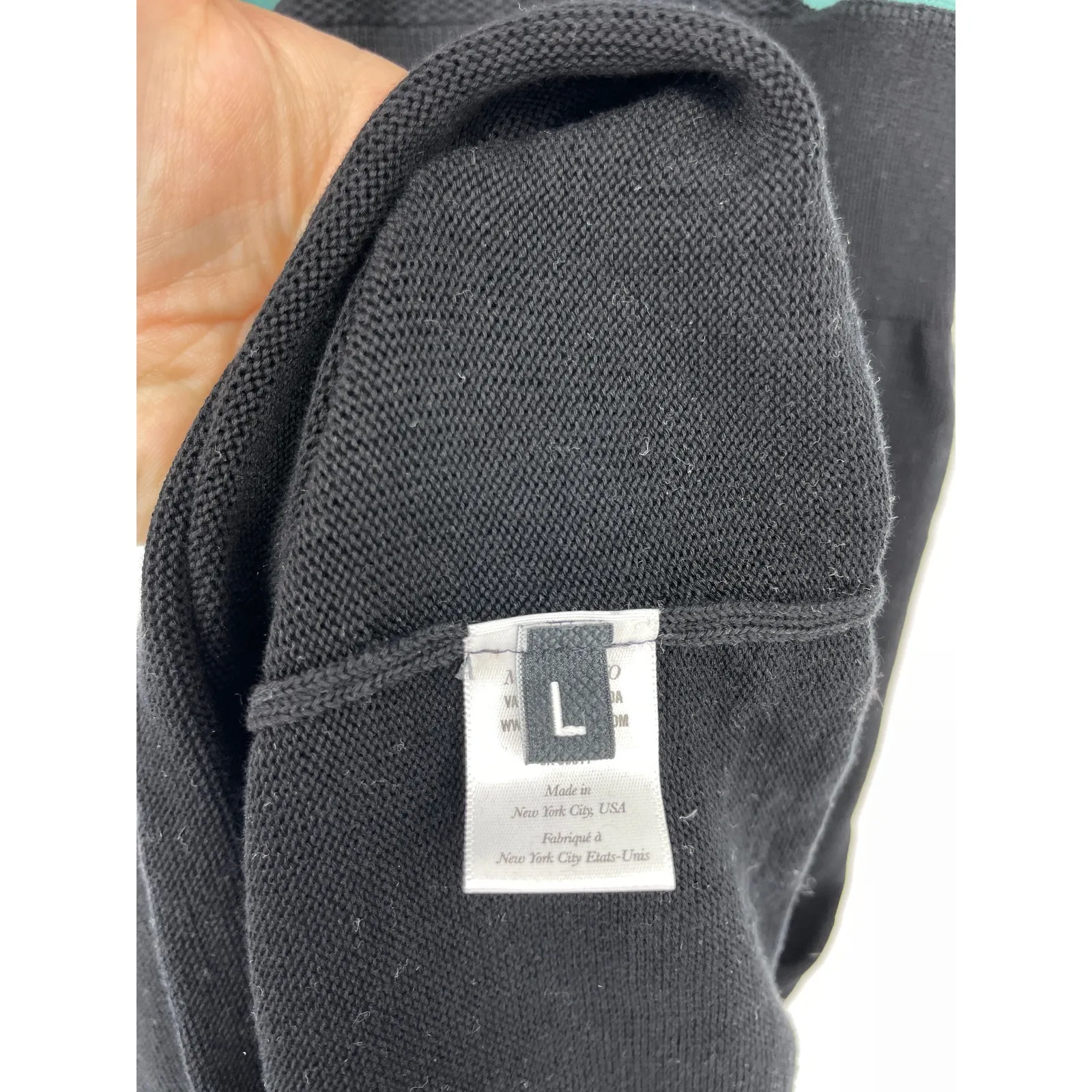 Mila Zovko Dress Womens Large Luna Sleeveless Maxi Black Green Colorblock - Image 7