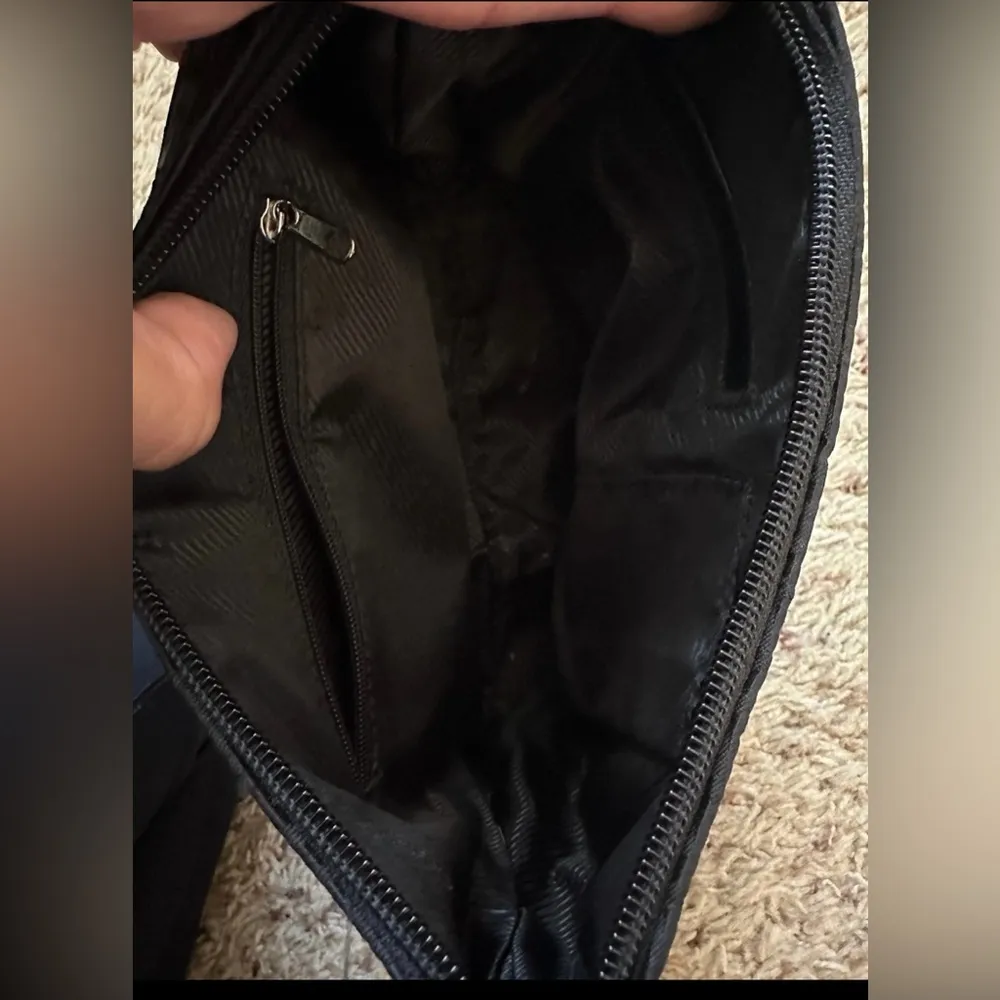 Vintage Y2K "G" Signature Logo Melrose Baguette Bag Purse Black Bratz 90s baby - Image 4