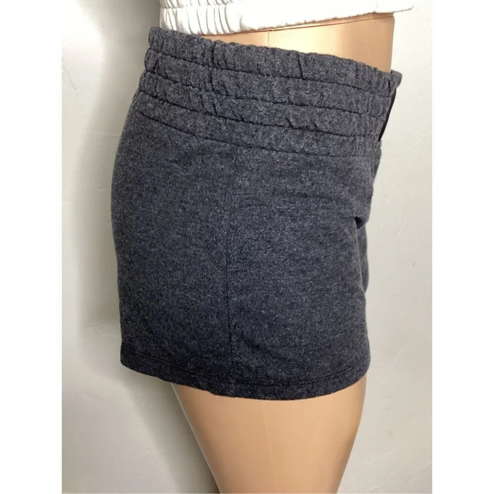 New. Monrow sweat shorts. Small. Retails $69 Gray - Image 6