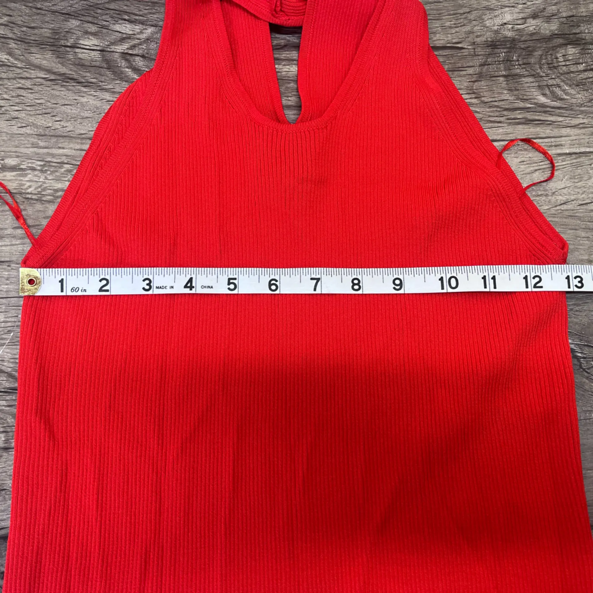 Modern Citizen Halter Red‎ Bodycon Dress Women L - Image 4