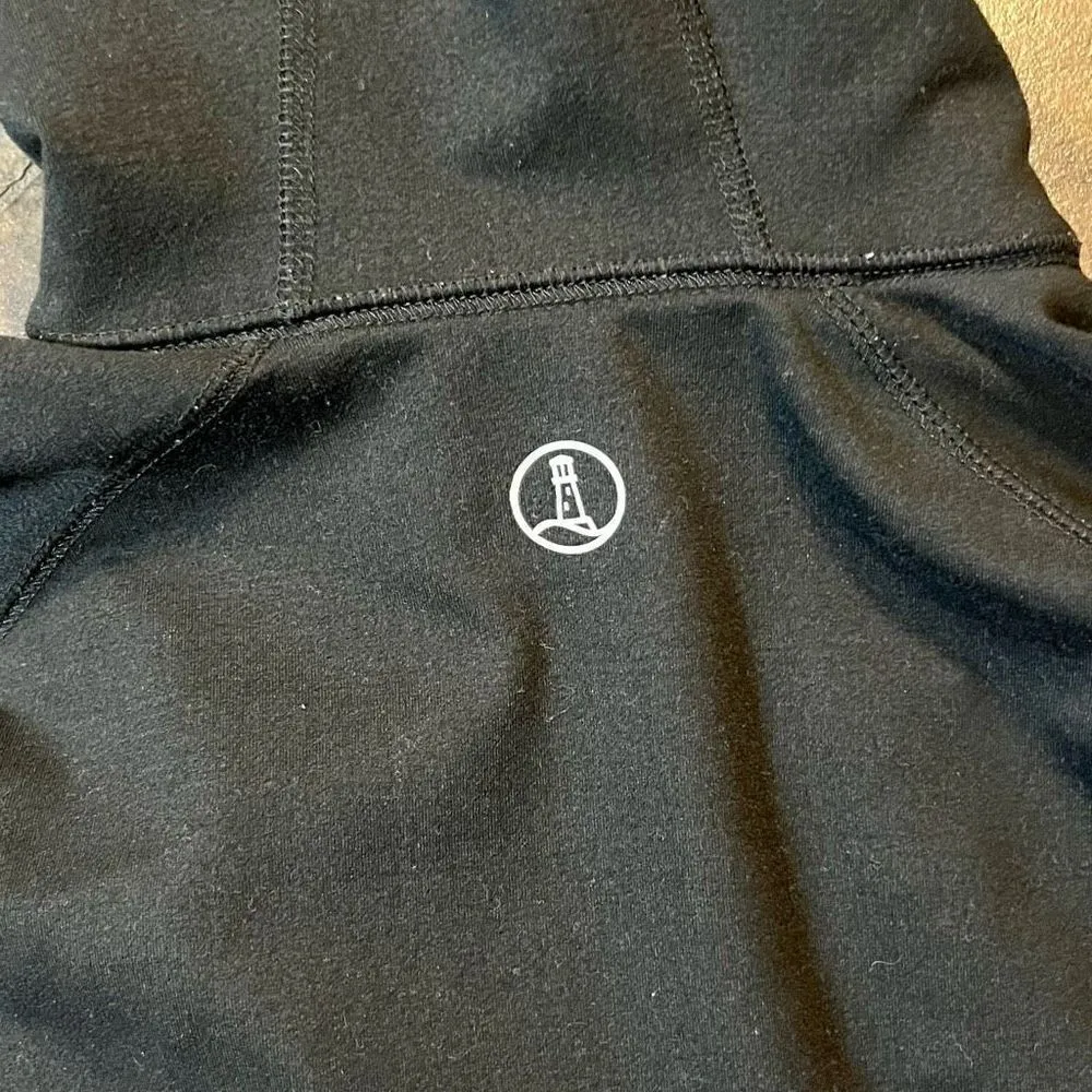 Lands End Women’s Black Hoodie Jacket Full Zip Up Small - Image 13