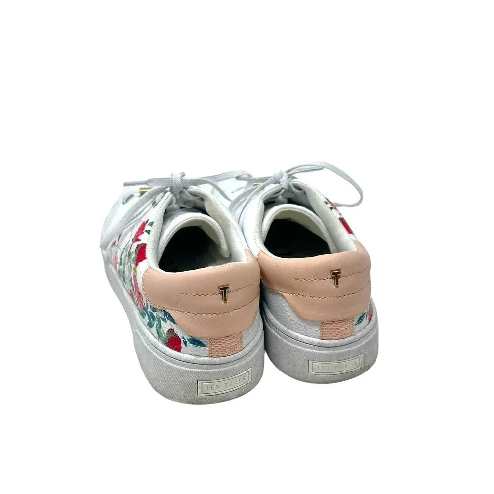 Ted Baker Hayiden Metropolis Cupsole Trainer Sneakers in‎ White Size 8.5 - Image 8