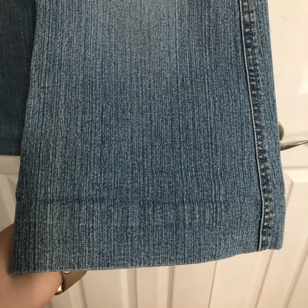 Glo vintage flare low rise jeans‎ Y2K 90’s juniors size 5 waist 29” Blue - Image 8