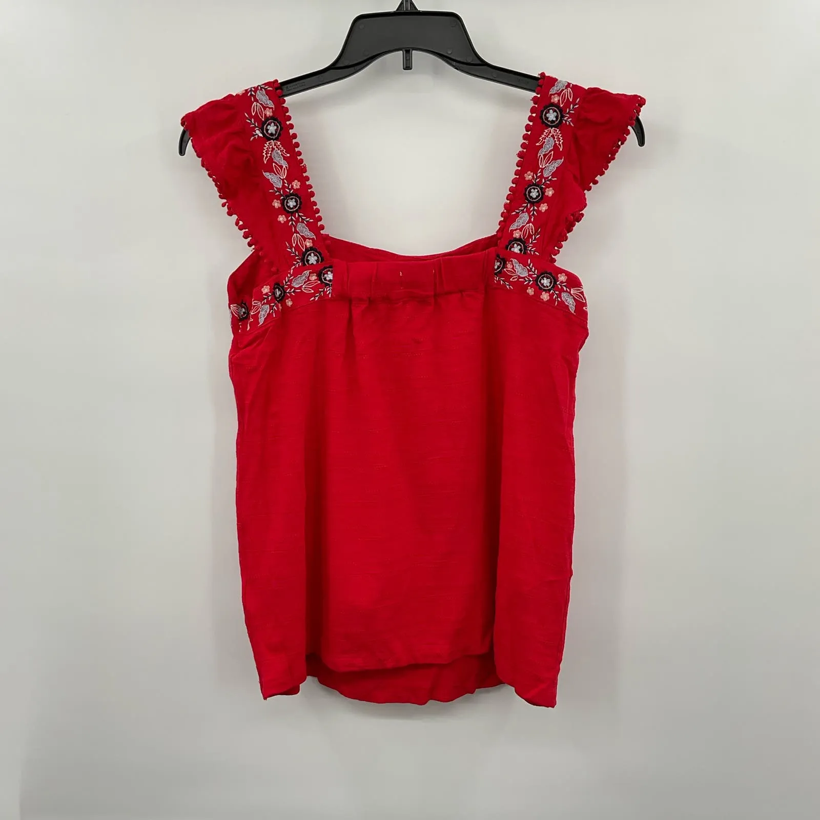 Style & Co Embroidered Flutter‎ Strap Tank Size Medium NWT (A136) - Image 2
