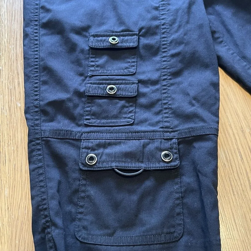 Jamie Sadock Shorts Womens Size 6 Black Capri Long Golf Utility Stretch Athletic - Image 14