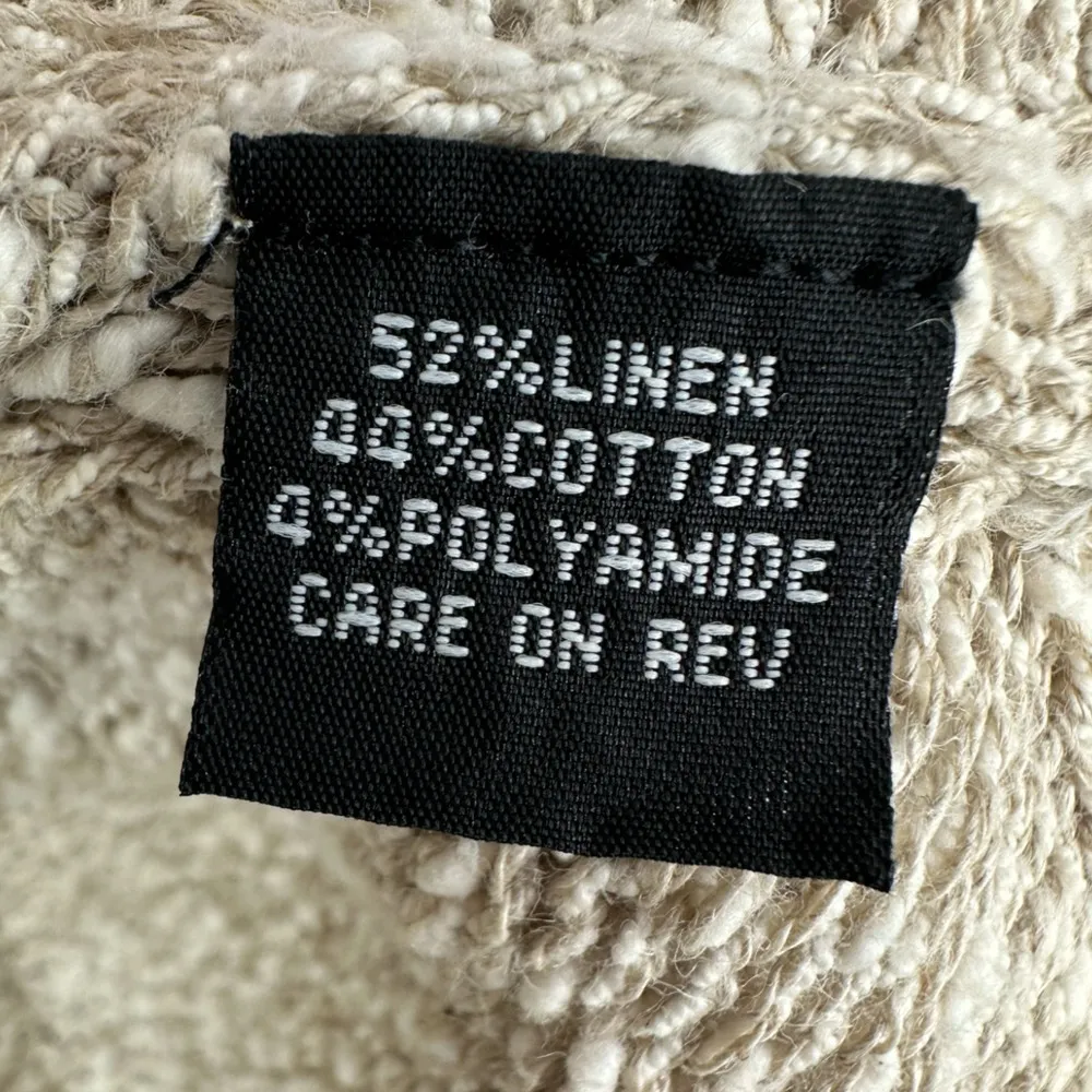 Bryn Walker | Medium | Italian Yarn Linen Blend Sleeveless Open Front Cardigan - Image 7