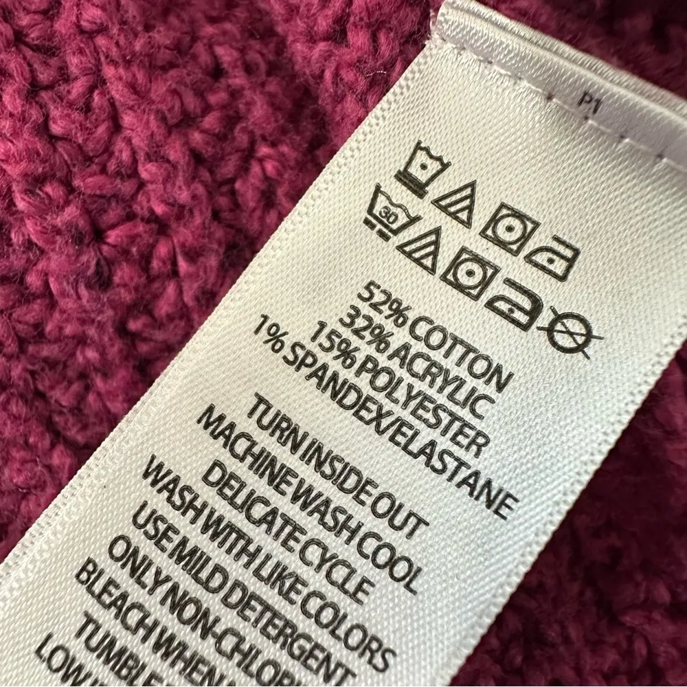 Rachel Zoe Pink Cowl Neck Sweater with Ribbed Knit - Image 5