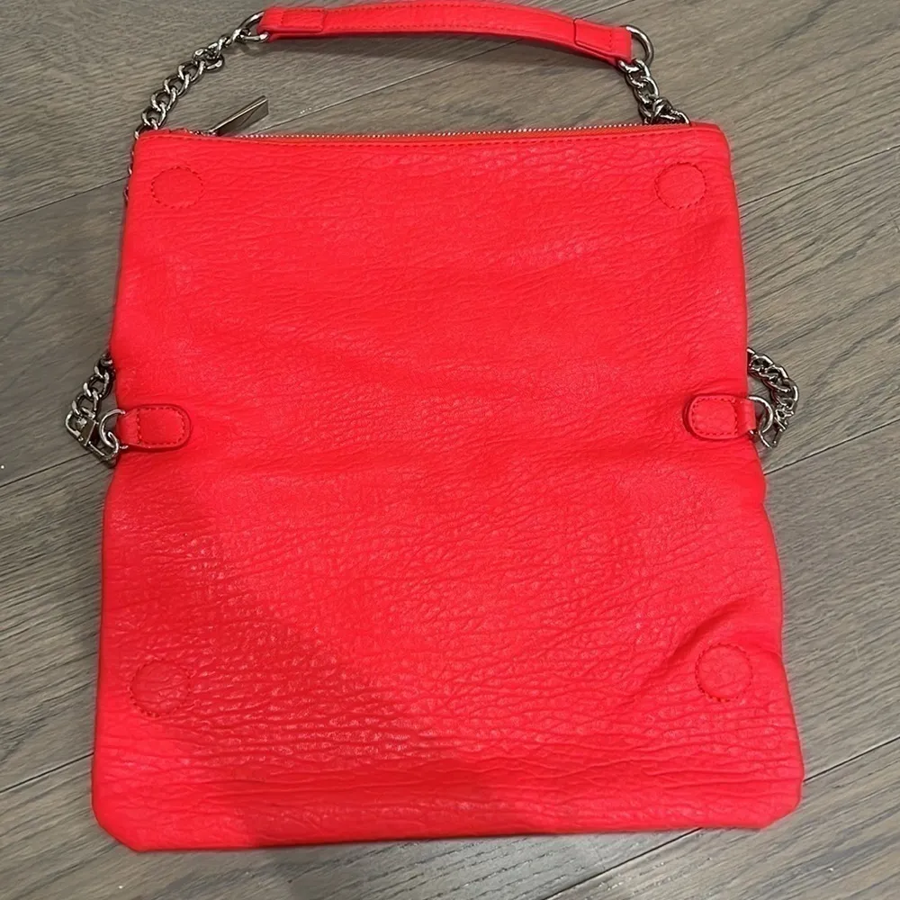 Express "Leather" Foldover Bag - Image 3