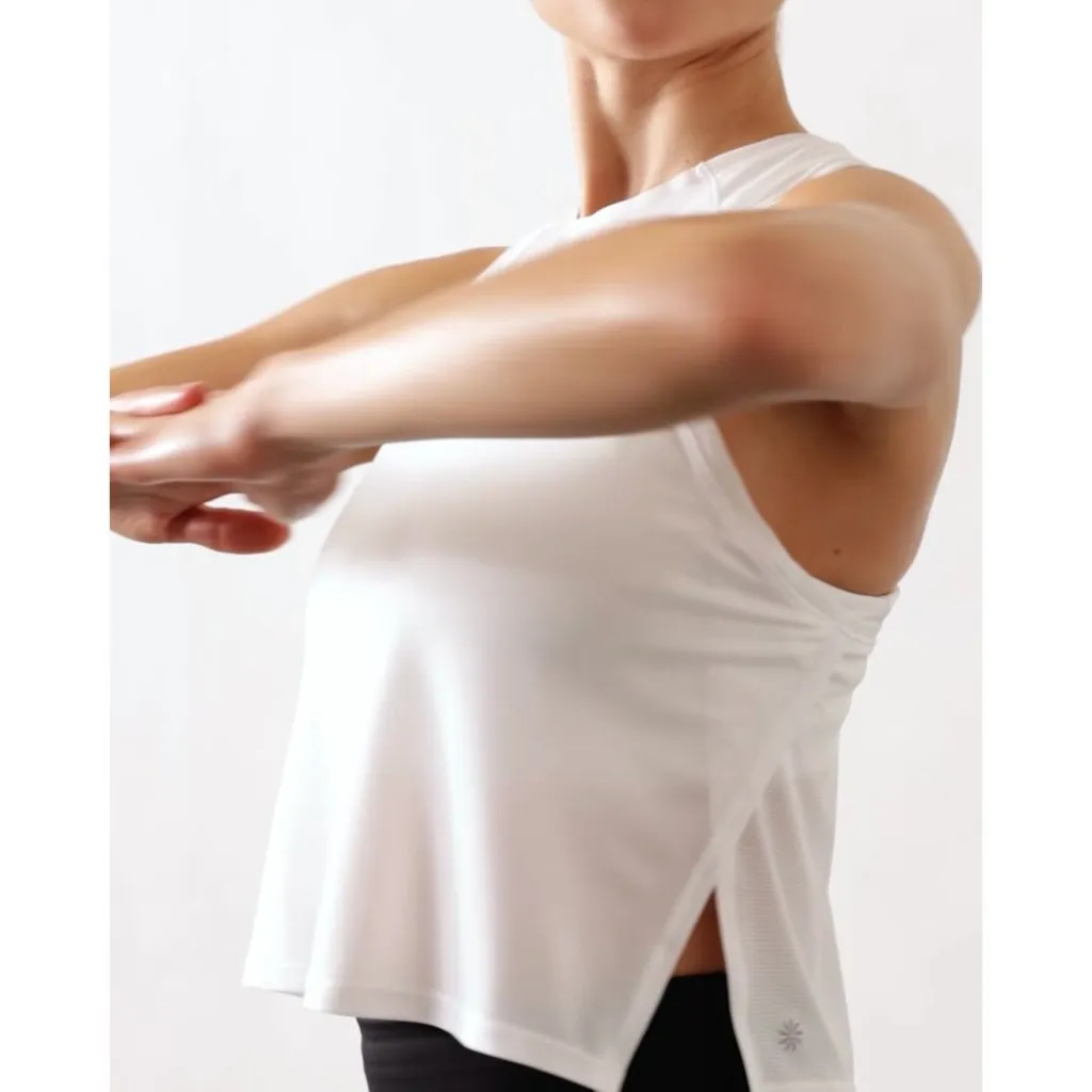 Athleta XL Grid Knit Singlet Tank Navy Blue X-Large - Image 7