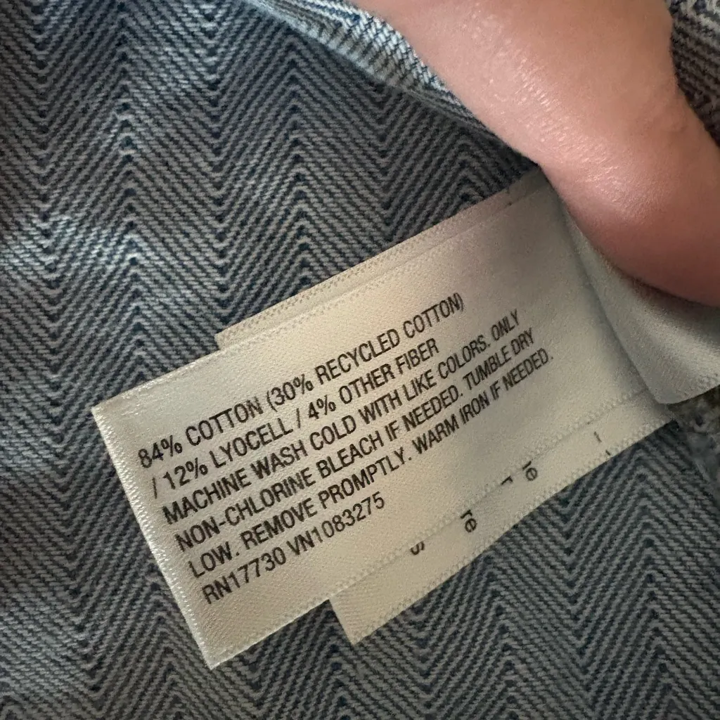 Universal Thread Denim Flouncy Dress Medium Wash | Size Large Jumper Button Down - Image 13