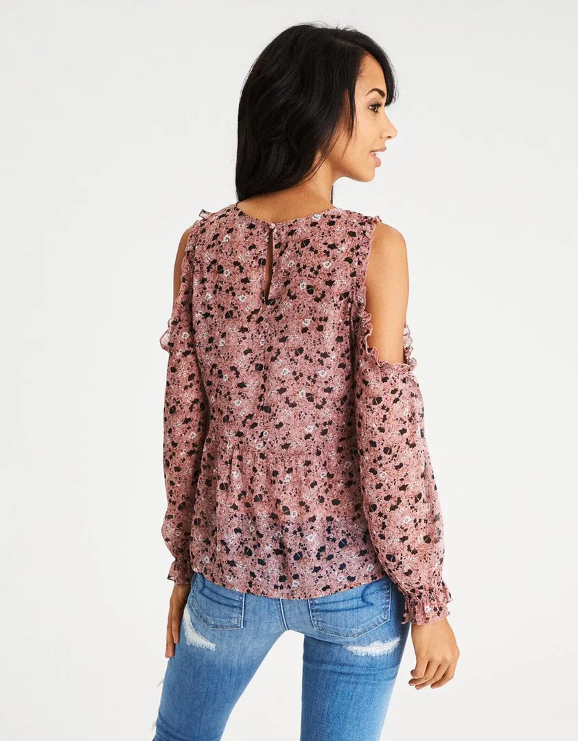 ‼️American Eagle Cold Shoulder Long Sleeve‼️ - Image 4