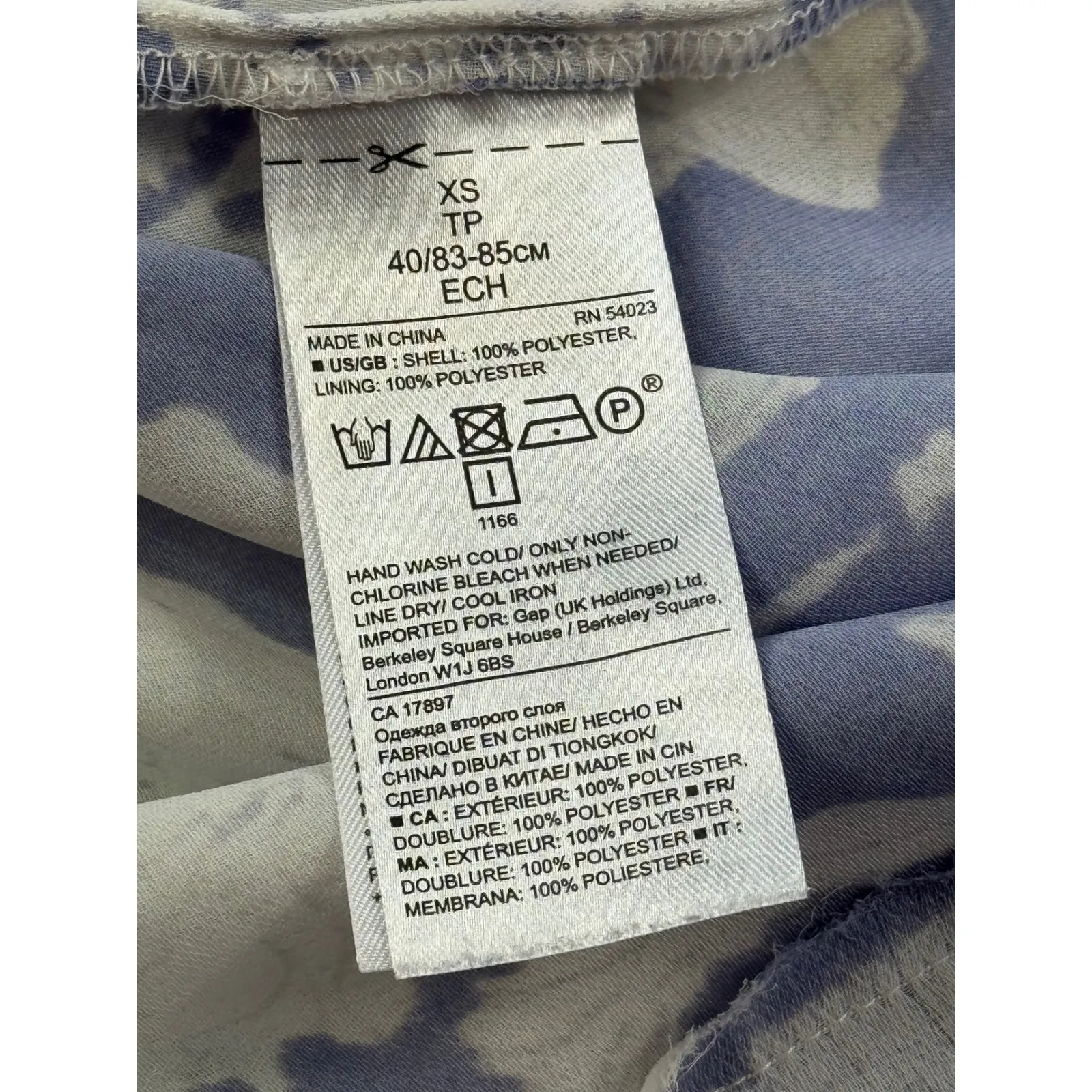 Banana Republic XS Dress Paisley Print Tie Waist Short Sleeve‎ Casual - Image 6