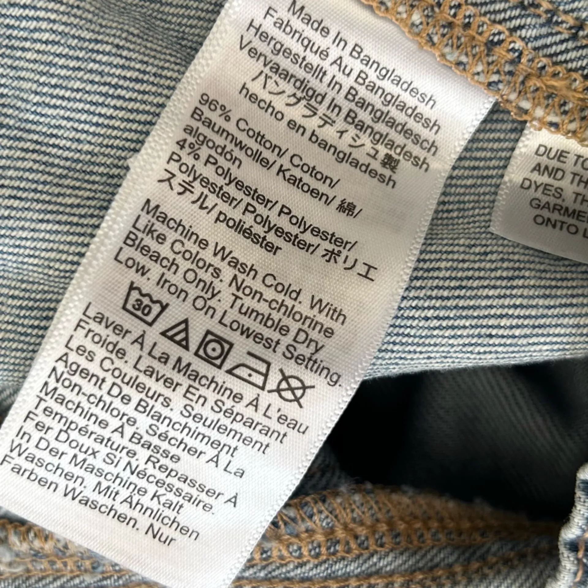 NWT J.Crew Factory Denim Drawstring Shorts High Rise Waist Size 27 Blue - Image 5