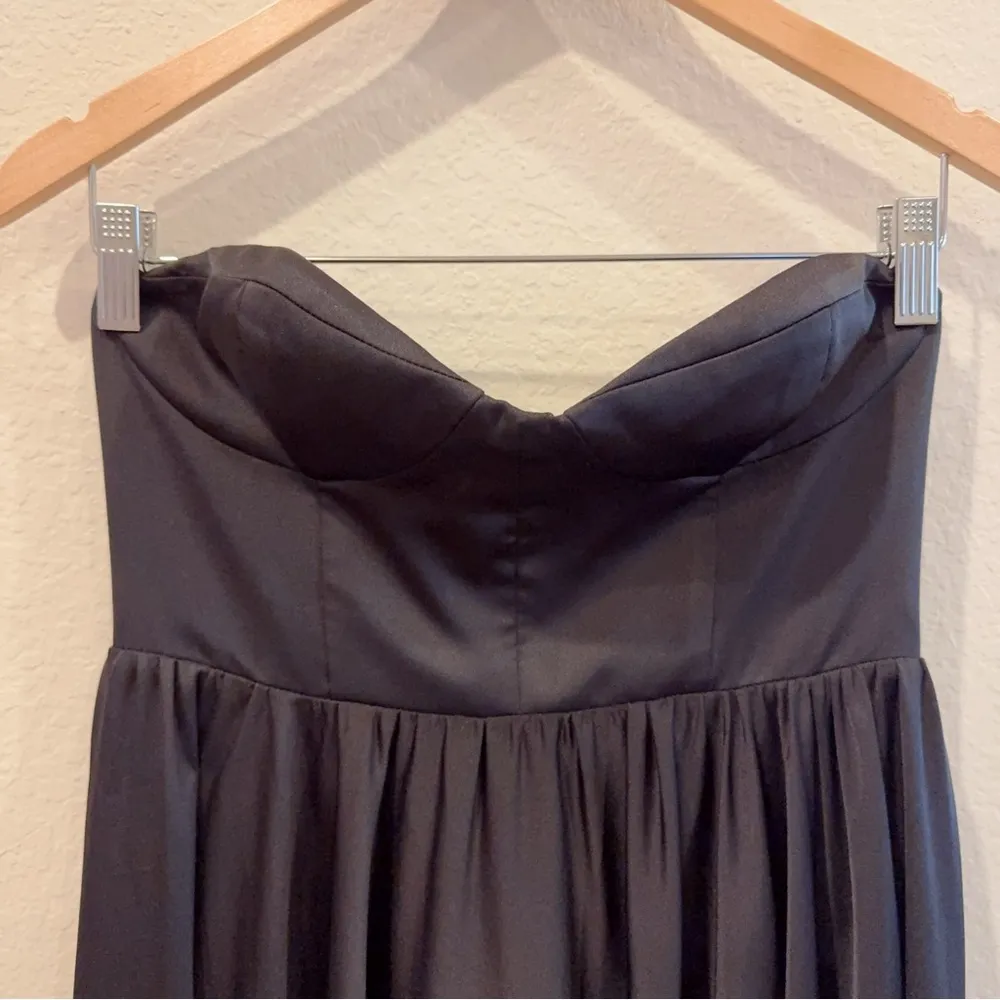 Fame and Partners The Ambrose Strapless Dress Gown in Black Size 2 NWT - Image 4