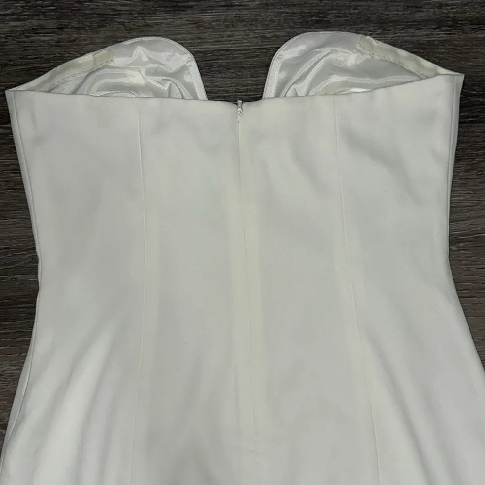 Jay Godfrey White Strapless Dress - Image 5