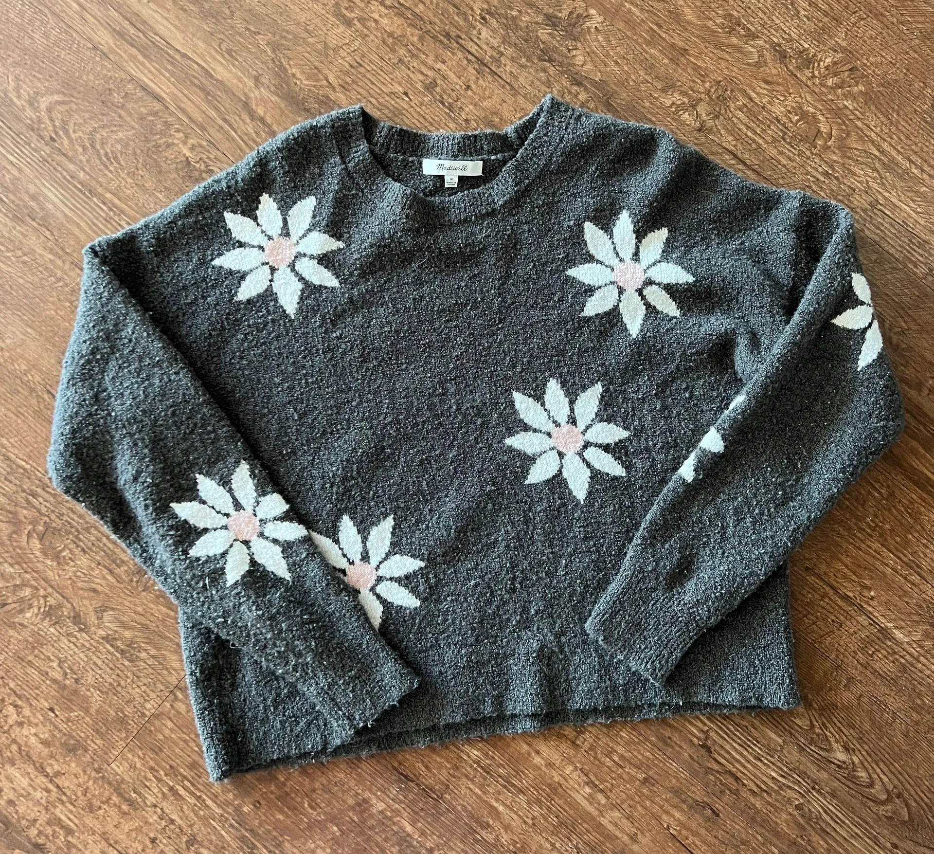 Madewell Floral Intarsia Sweater - Image 2
