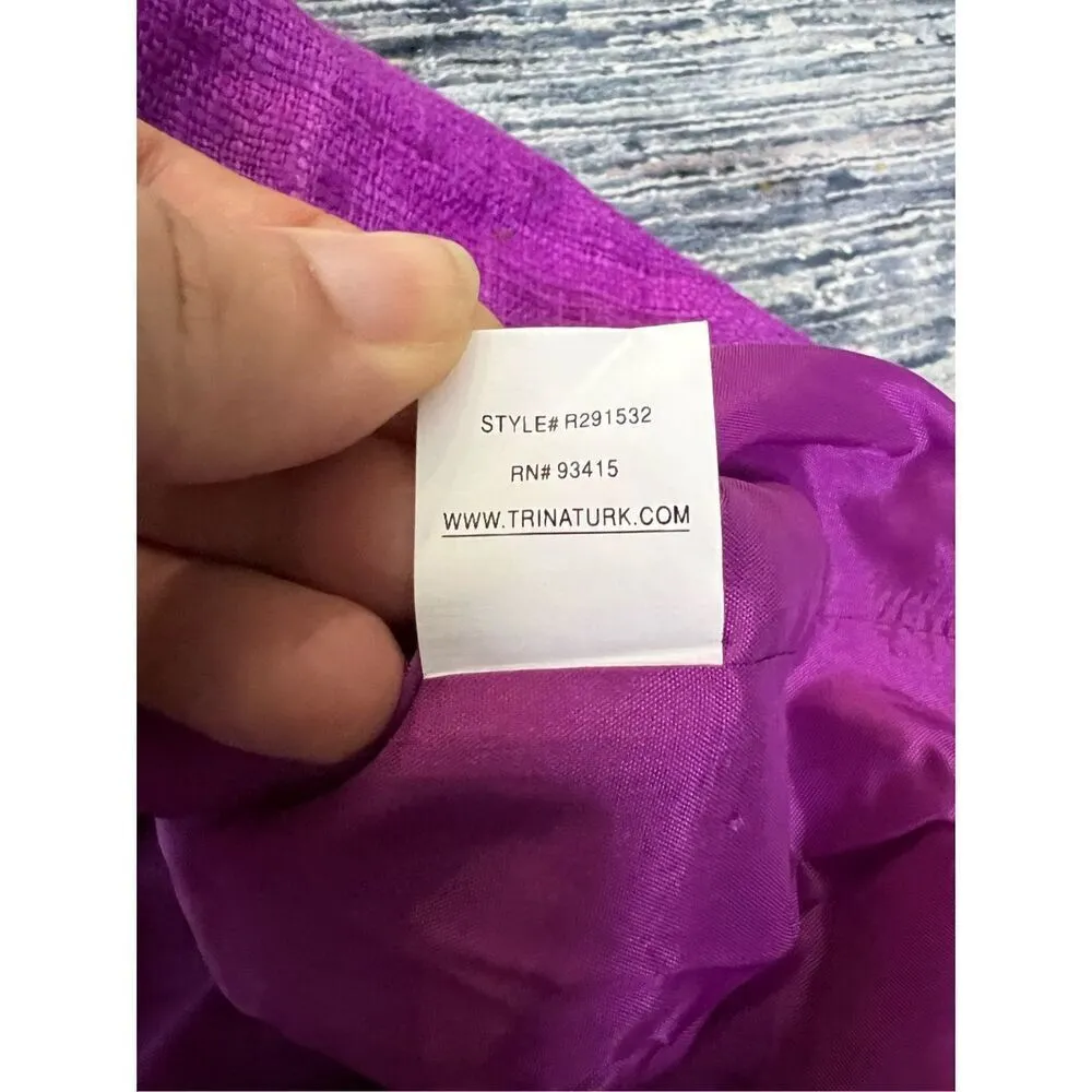 Trina Turk NWT silk dress size 4 - Image 8