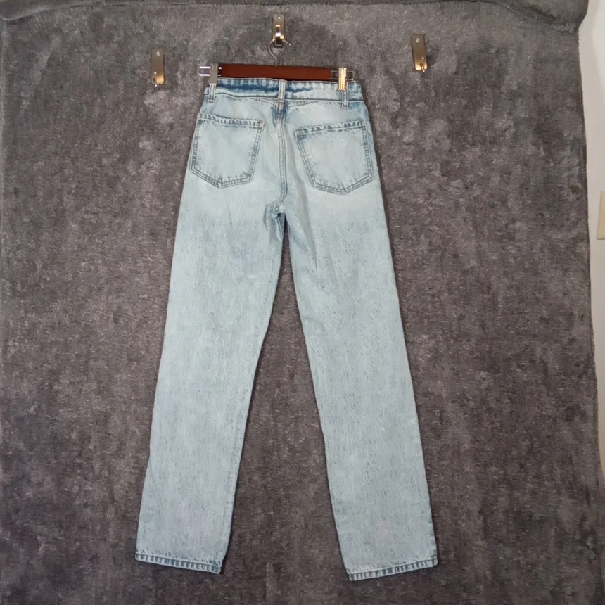 REVICE Denim Folded Over Blue Jeans Streatwear Sexy Womens Size 23 - Image 5