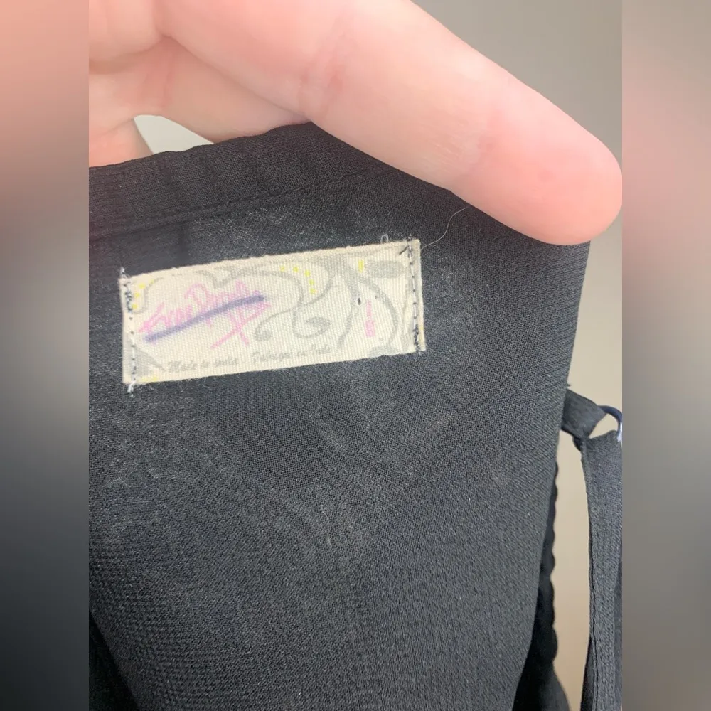 Free People Eyelet Embroidered Lace Babydoll Tank Size L - Image 4