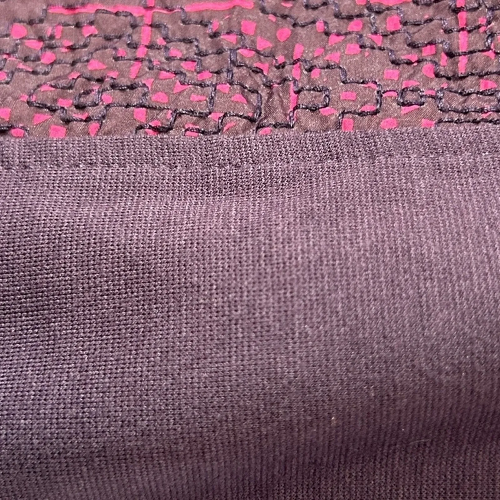 American Eagle Geometric Colorblock Mini Pencil Skirt Pink Purple Size 10 - Image 12